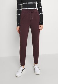 ONLY Träningsbyxor - bordeaux
