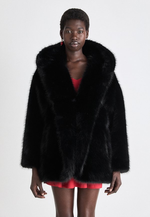 EXCLUSIVE FAUX FUR BOULDER - Winter coat - noir - Main Image