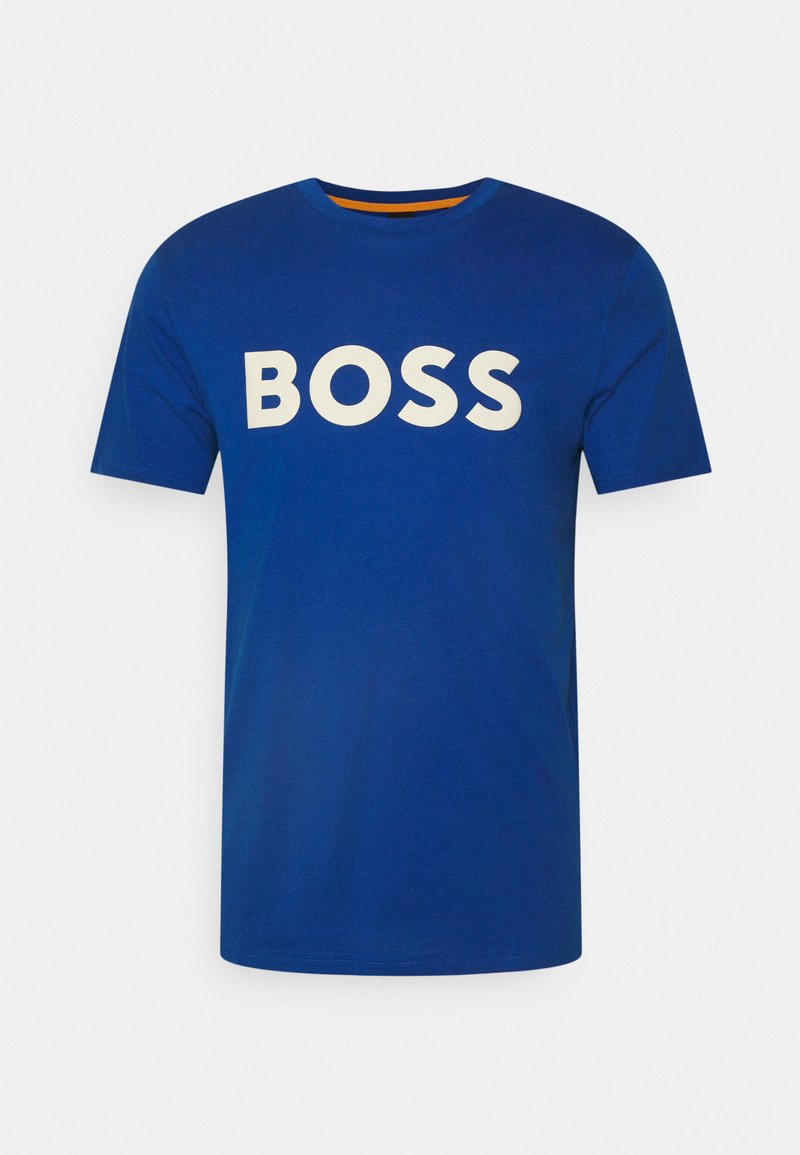 BOSS THINKING - T-shirt estampada - medium blue