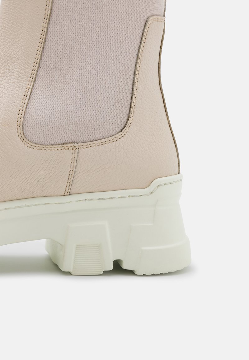 Damen Ankle Boots | Noclaim Plateaustiefelette beige - ZP90612 Damen Ankle Boots | Noclaim Plateaustiefelette beige - ZP90612