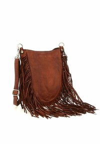 Campomaggi CON FRANGE - Borsa a tracolla - cuoio