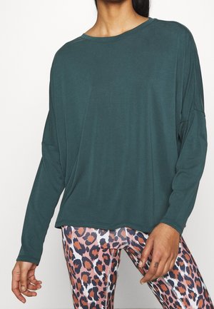 Langærmet T-shirt - dark green