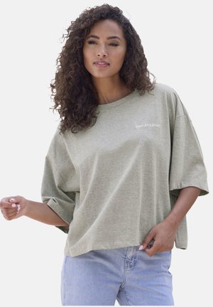 OVERSIZE - T-Shirt basic - grey melange