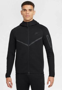 Zip-up sweatshirt - schwarz