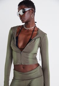 Jaded London ZIP THROUGH HOODIE - Jakna za treniranje - brown