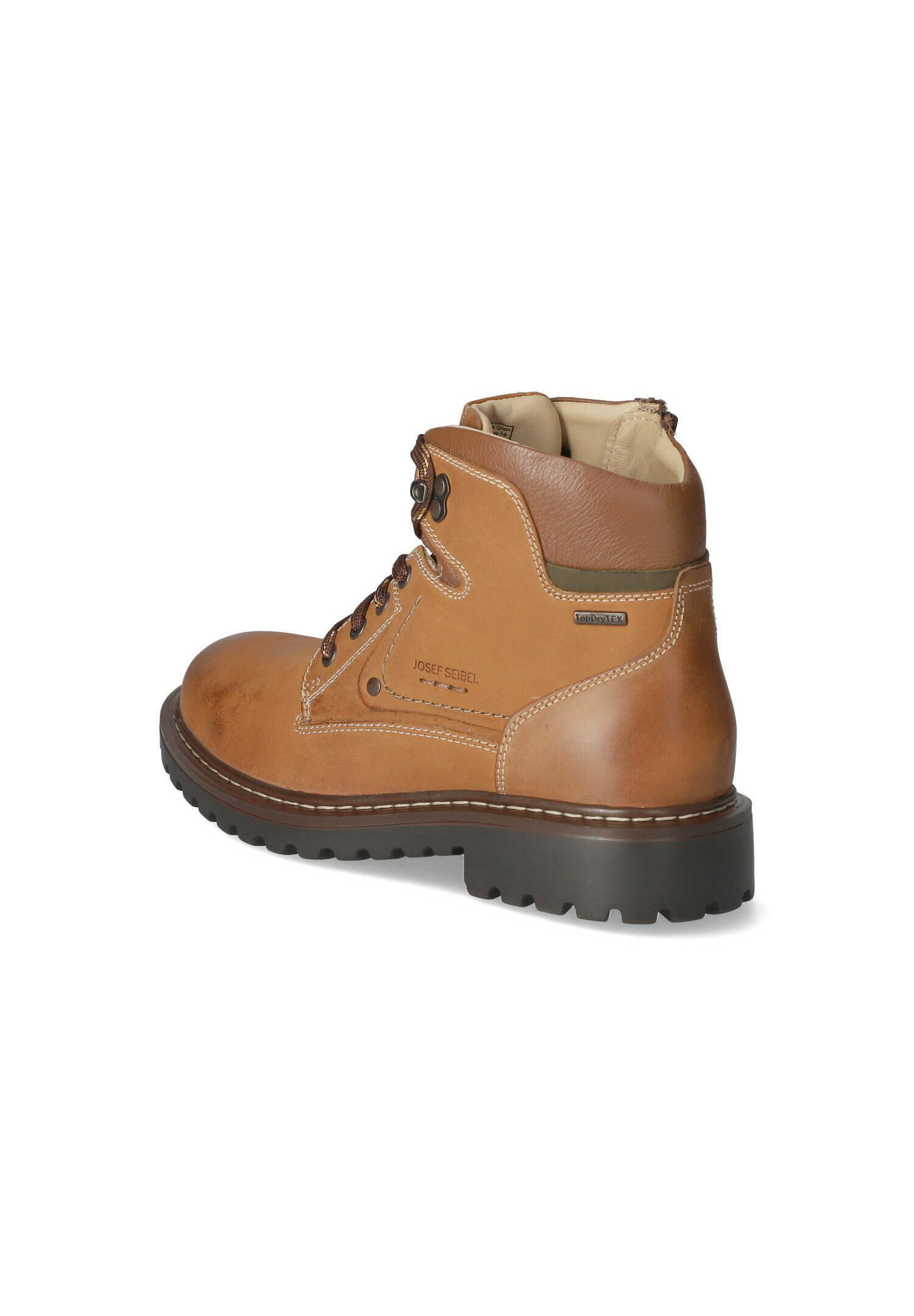 Mocassin Homme Josef Seibel Chance 68 - Cuir Vachette, Semelle PU, Construction AGO, Couleur Marron