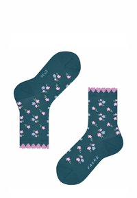 FALKE DITSY FLOWERS - Socken - peacock