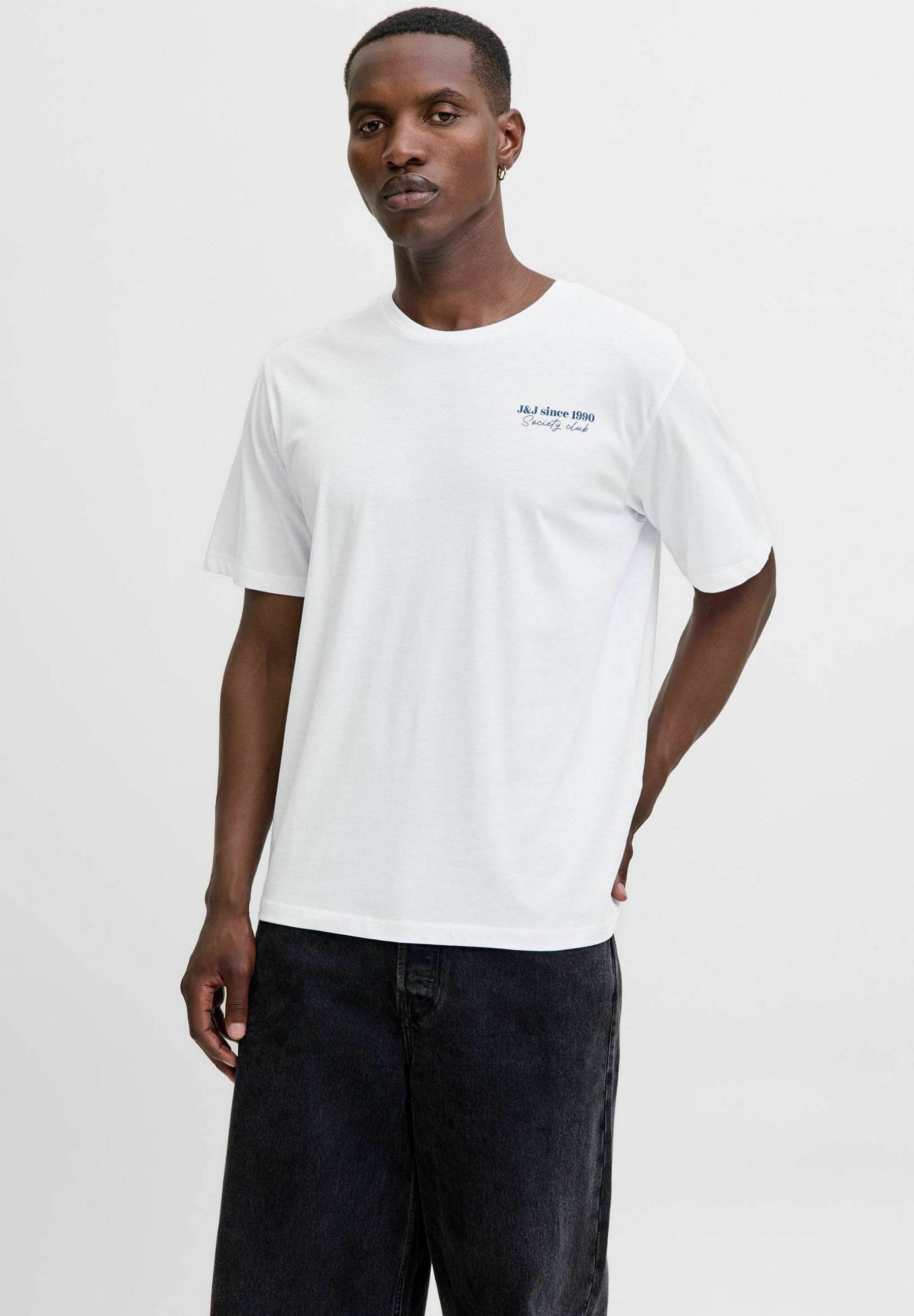 T-Shirt Homme Casual New Jack Swing - Blanc, Manches Courtes, Coupe Classique - 12