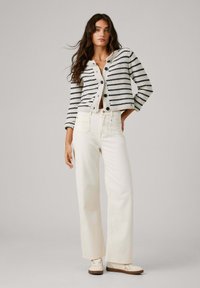 Pepe Jeans STRAIGHT UHW LEXA  - Jeans a sigaretta - white