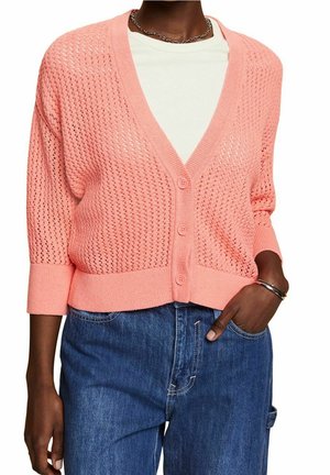 Esprit Collection Neuletakki - salmon