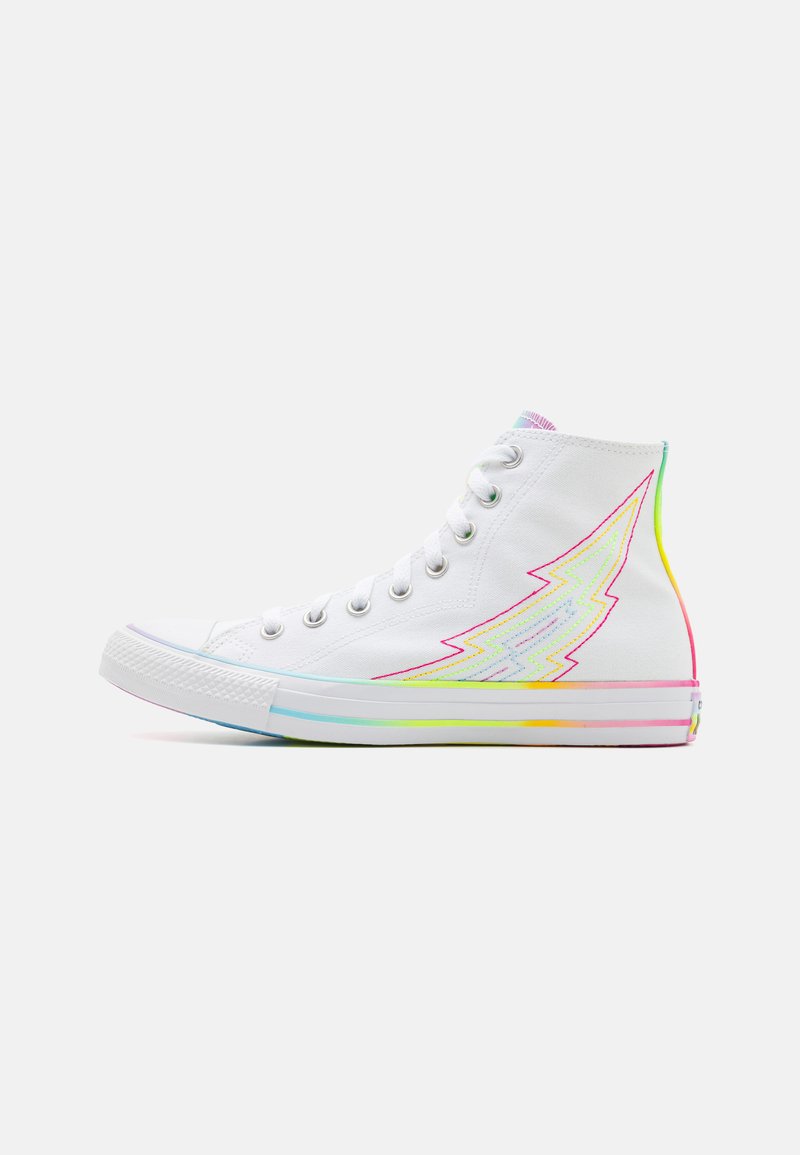 Converse CHUCK TAYLOR ALL STAR UNISEX - Sneakers hoog - white/chaos fuschia