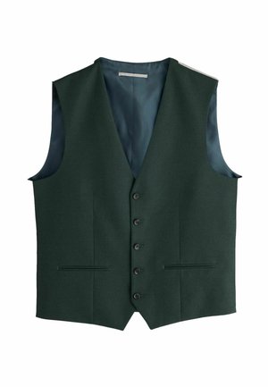 Next, TAILORED FIT FLANNEL SUIT WAISTCOAT - Waistcoat - green