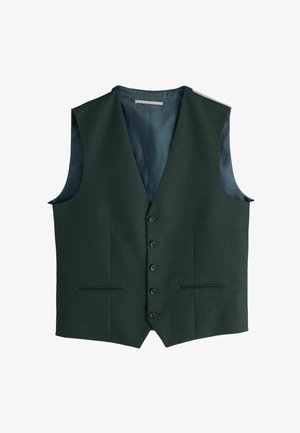Next, TAILORED FIT FLANNEL SUIT WAISTCOAT - Waistcoat - green