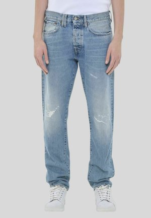 Jeans a sigaretta - blue denim