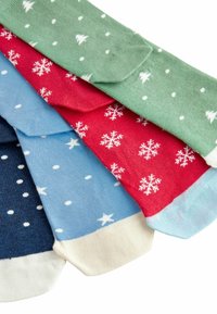 Next CHRISTMAS PATTERN 4 PACK.  REGULAR FIT - Strømper - nativity dogs