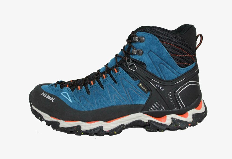 Meindl LITE HIKE GTX - Hiking shoes - blau orange