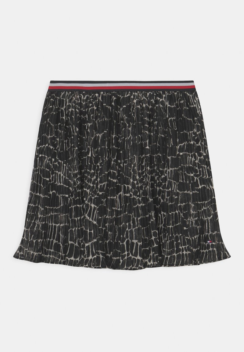Tommy Hilfiger PLEATED SKIRT Pleated skirt black/black Zalando.de