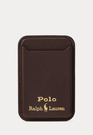 Polo Ralph Lauren, LEATHER CARD CASE WITH MAGSAFE - Visitenkartenetui - dark brown
