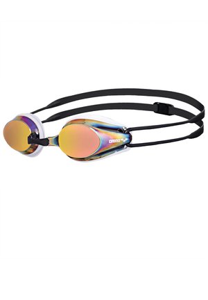 Arena TRACKS MIRROR - Gafas de natación - white redcopper black
