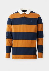 RUGBY LONG SLEEVE - Polo - dark sapphire/wheat boot
