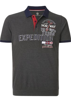 ERLING - Polo shirt - dunkelgrau melange