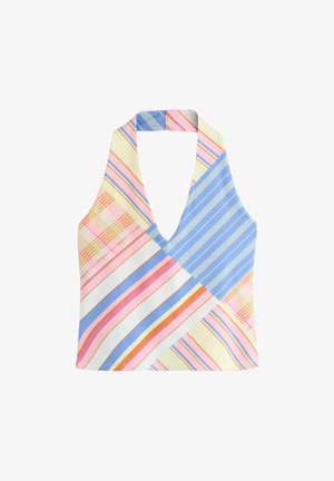 Next, REGULAR FIT - HALTER NECK TOP - Toppi - pink purple yellow