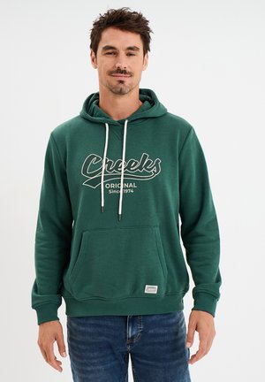 AMERICAN INSPIRATION FASHION COOL EASY TASCHE - Jersey con capucha - vert canard