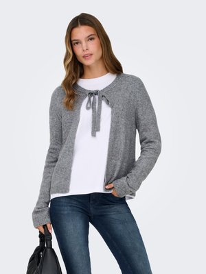 ONLY ONLJESSIE - Chaqueta de punto - medium grey melange