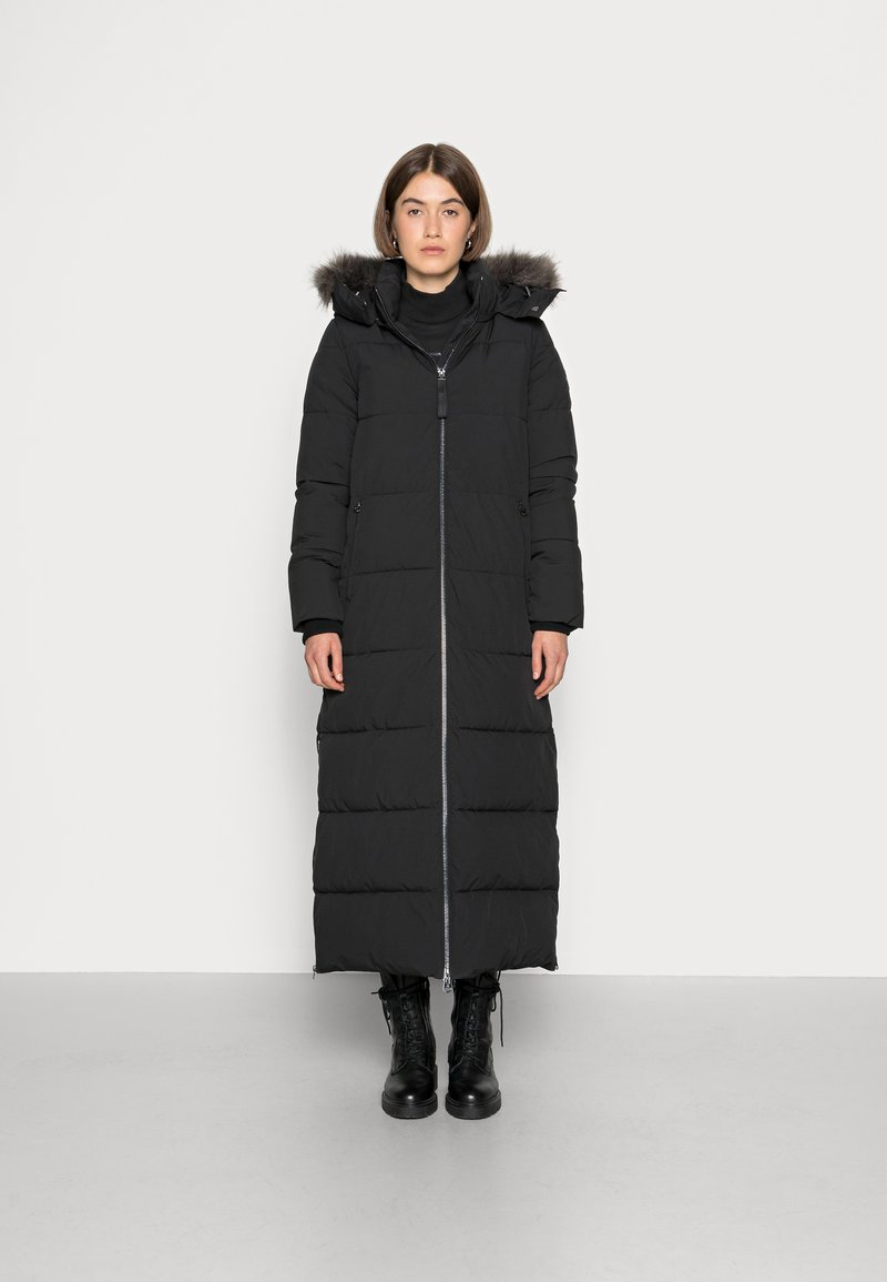 Calvin Klein MODERN SORONA XL COAT Winter coat black Zalando.co.uk