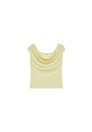 Stradivarius, MULTI-POSITION SLEEVELESS TOP 07057610 - T-shirt imprimé - light yellow