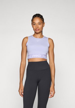 CROP TANK - Top - lilac ice/white