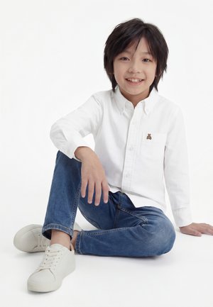 GAP TODDLER OXFORD CONVERTIBLE SHIRT - Košeľa - white
