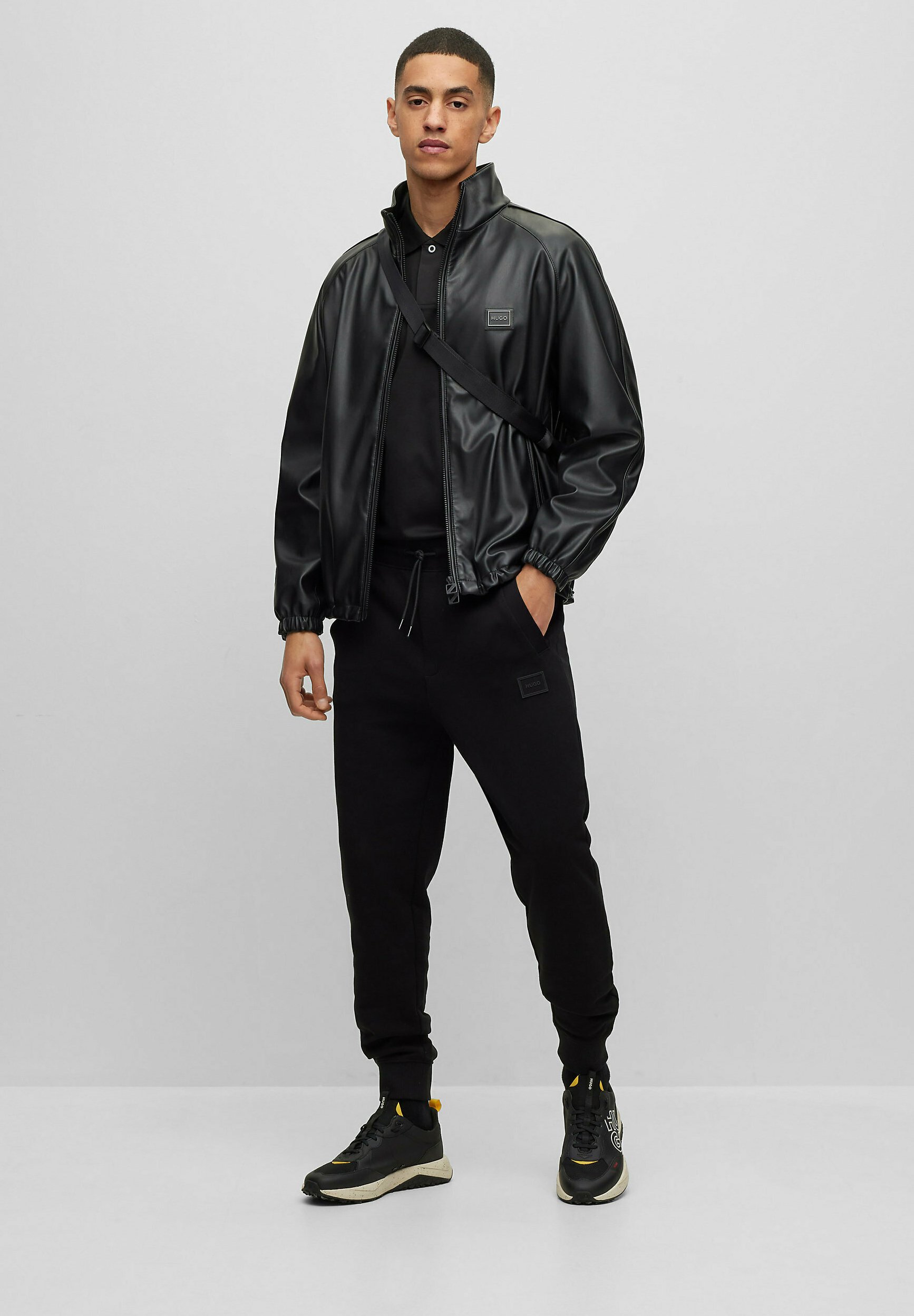 HELLRAZOR LEATHER TRUCK SUIT ブラック HELLRAZOR LEATHER TRUCK SUIT ブラック