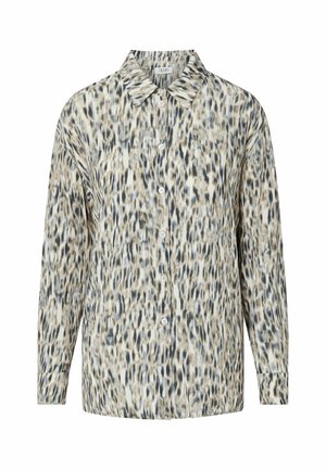 LIU JO, LIU JO PRINTED CRÊPE BLOUSE - Πουκαμίσα με κουμπιά - beige