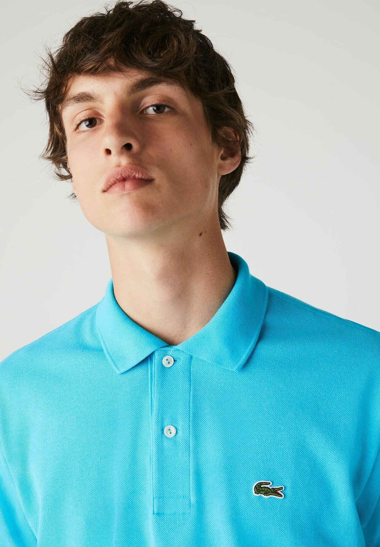 polo lacoste vert fluo