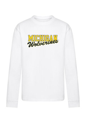 MICHIGAN WOLVERINES  SCRIPT  - Print T-shirt - white