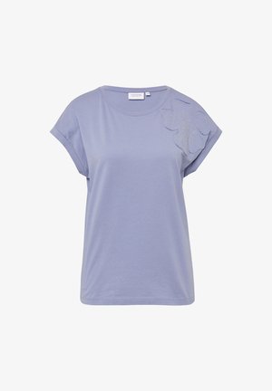 comma casual identity, T-shirt print - hellblau