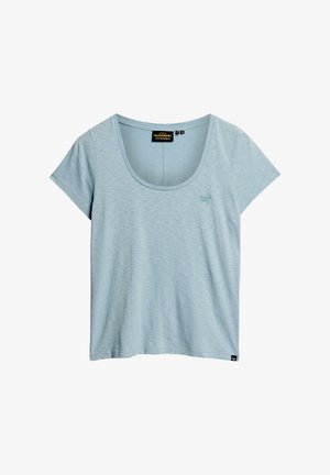 Superdry & Co, SCOOP NECK - T-shirts print - forever blue