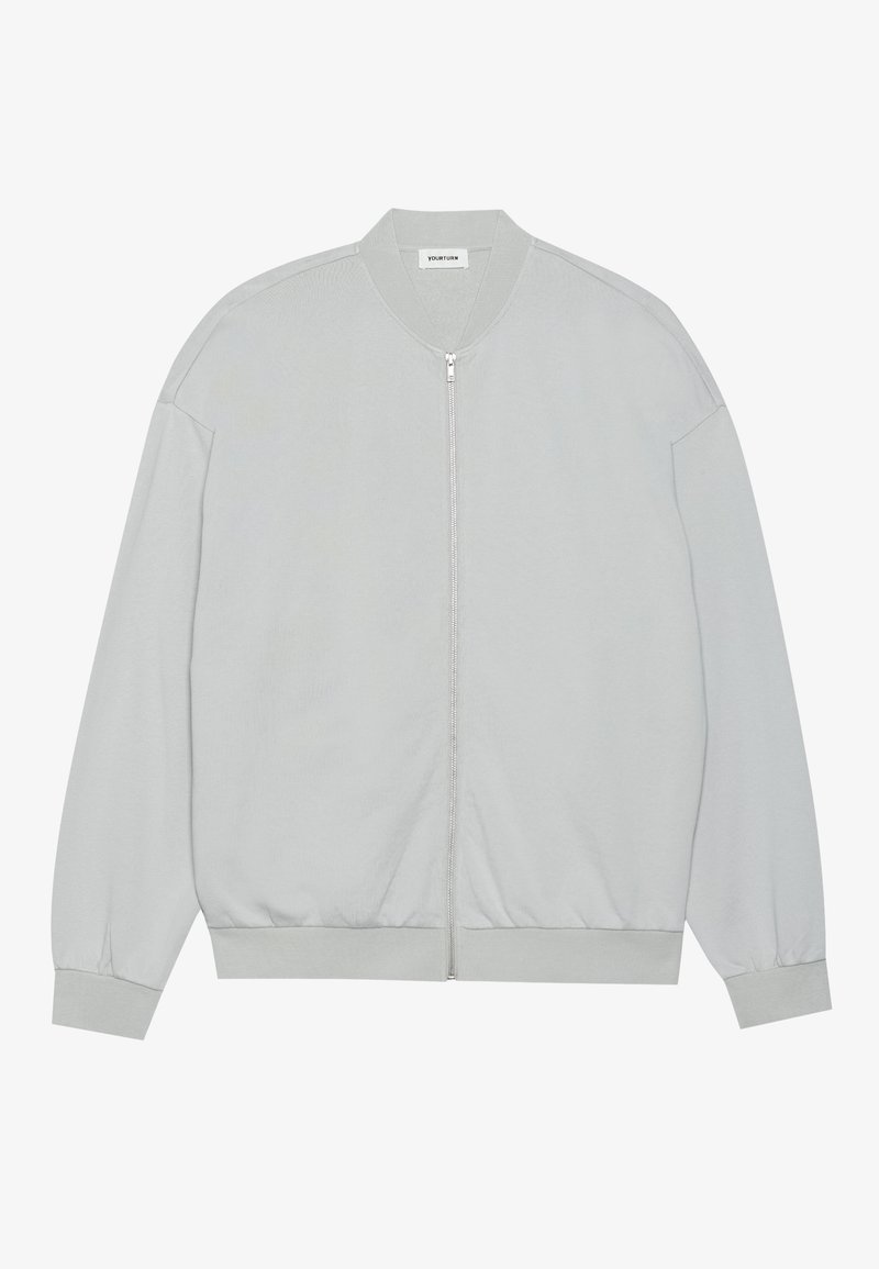 YOURTURN Sweater met rits lichtgrijs YOURTURN Sweater met rits lichtgrijs