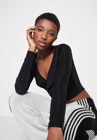 Noisy May NMJORDAN WRAP - Camisola de manga comprida - black