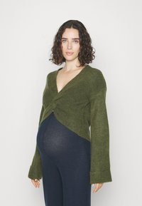 MAMALICIOUS MLSVALA CROP - Trui - winter moss