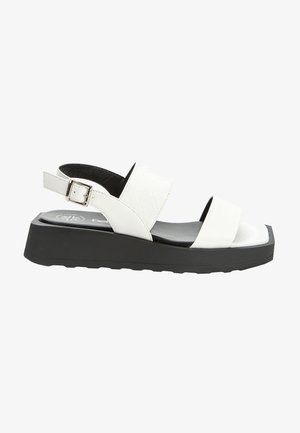 Sandali con zeppa - white