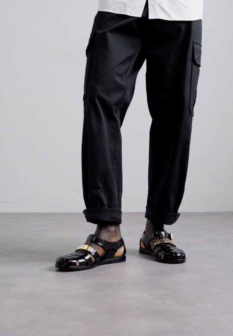 MOSCHINO Sandals - nero/black - Zalando.co.uk