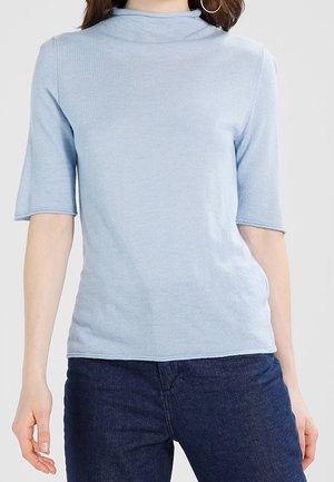 T-shirt med print - light blue