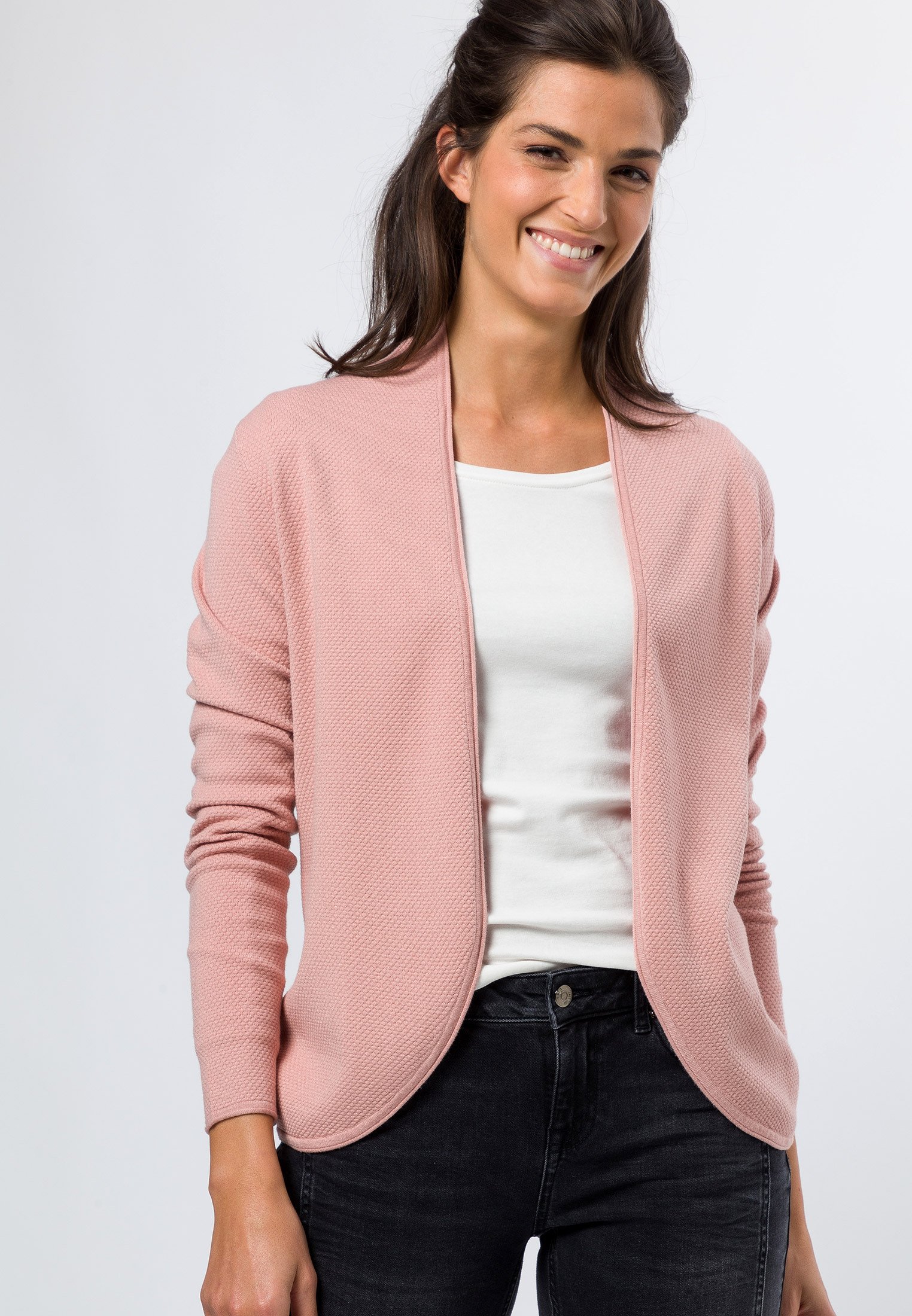 rose strickjacke