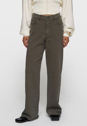 BOTTOMS JOG TWILL - Relaxed fit jeans - dark truffle