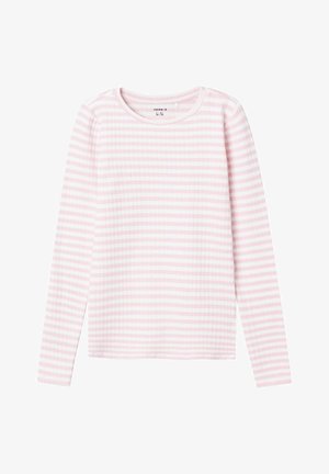 T-SHIRT RIPPSTRICK - Striktrøje - parfait pink