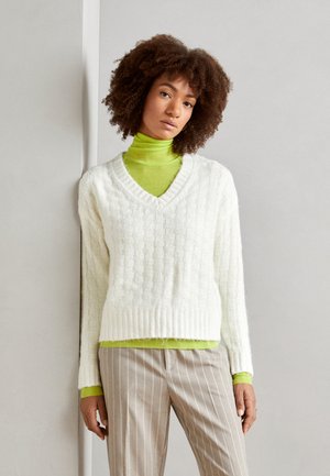 Timberland TUCK CREW - Maglione - island fossil/beige