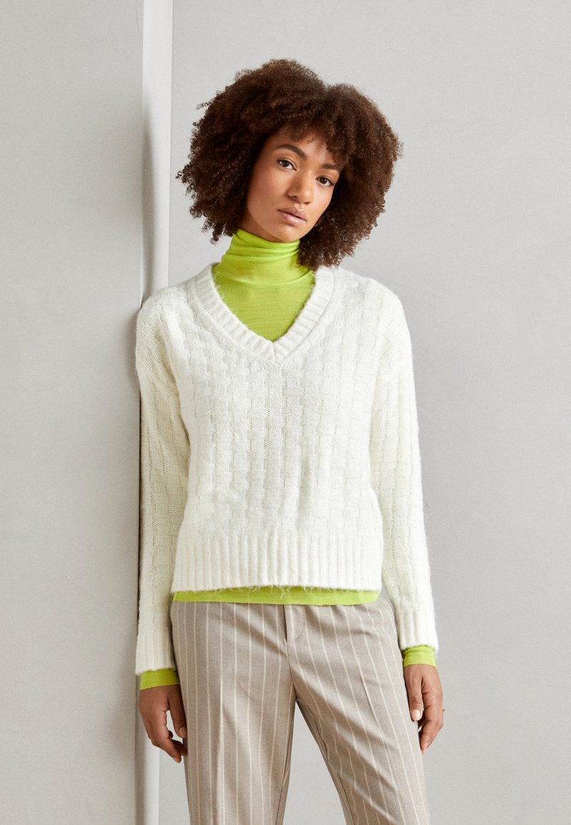 Marks & Spencer BRUSHED Pullover ivory/écru ZALANDO.BE