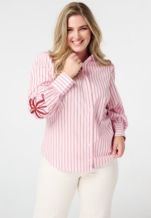 Overhemdblouse - multi pink